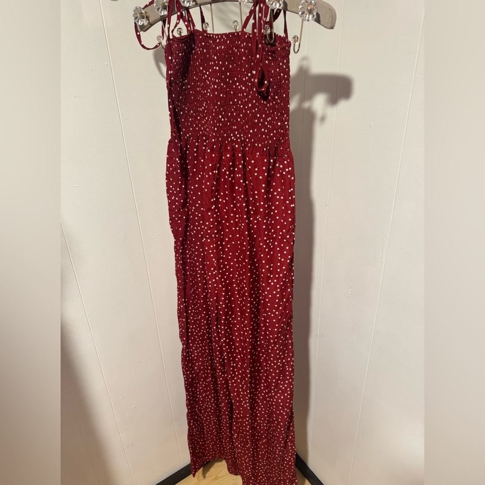 Red Polka Dot romper